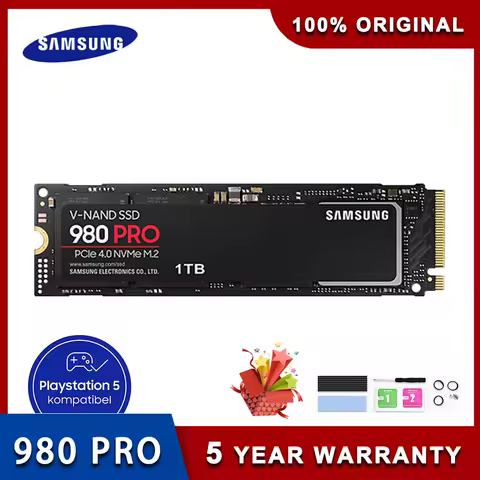 Samsung 980 PRO SSD 500GB 1TB 2TB M.2 2280 Nvme PCIe Gen 4.0x 4 Internal Solid State Drive Hard Disk