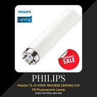 [KLS Lighting] Philips T8 Fluorescent Lamp Master TL-D XTRA 18W 830 3000K G13