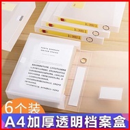 organizer box 收纳盒 A4 kotak fail lutsinar tebal, kotak fail, kotak dokumen, kotak maklumat, kotak bau