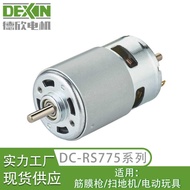 RS775 High-Speed Motor Wheelboat Model Double-Headed Underwater Swimming Pool Cleaning High-Power DC