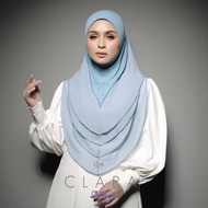 Dhaja Clara Pastel Blue Tudung Sarung premium 💯 Original