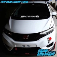 Car Stickers JS Racing Japan JDM GK5 FD2 Automotive Modification Waterproof Words Decals for Window 