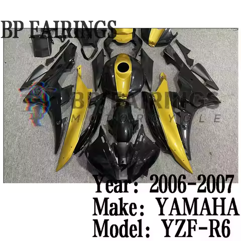For YAMAHA YZF R6 2006 2007 Fairing ABS bodywork Kits YZF600 R6 07 Abs for YAMAHA YZF R6 2006-2007 F
