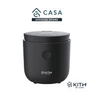 KITH Low-Sugar Rice Cooker (LRC-1L-BK) | Ideal for 3-4 Pax | 36% Less Carbs &amp; Starches | RedDot Design Award