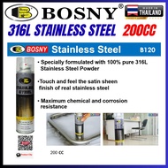 BOSNY B120 100% 316L STAINLESS STEEL SPRAY PAINT 200CC (MADE IN THAILAND)
