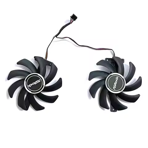 UKGF Brand new 85MM 4PIN PVA080E12R RX5600 CPU fan for ASROCK Radeon RX 5500 5600 XT Phantom gaming 