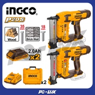 INGCO Combo Set 35 Mm Ball Shooter + 18mm Concrete Nail Gun COSLI240301