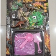 Animal dino magic sand toy OCT9903 dino toy and sand mold animal toy set
