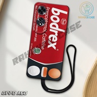 J12 - Latest Oppo A60 4G Softcase 2024 - A60 4g pro camera softcase - ULTRA MILK motif PANADOL/ BODR