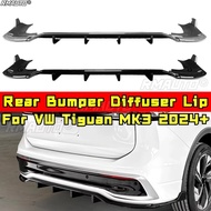 For VW Tiguan MK3 2024+ Body Kit Bumper Protector Rear Bumper Splitter Rear Bumper Spoiler Diffuser 