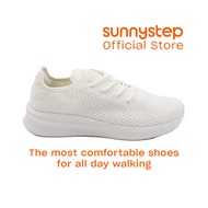 Sunnystep - Balance Knit Runner - White - Most Comfortable Walking Shoes