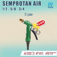 PROMO SEPAKET SEMPROTAN AIR & KLEM PENJEPIT SELANG AIR CUCI MOTOR & MOBIL / SEMPROTAN AIR HOSE NOZZL