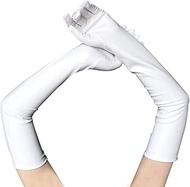 Women's Long Gloves Satin Classic Opera Party Wedding Bridal Gloves Elastic Approx. 53 cm/21 Inches 