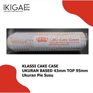 CLASSI Cake Cases Pie Milk cup cake Bottom Diameter 43mm Top 95mm