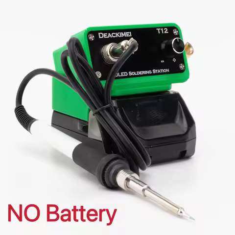 Portable OLED T12 Soldering Iron Station Adjustable Welding Station For Hitachi/HIKOKI 18V Li-ion Ba