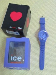 @莓之屋@二手 手錶 百貨專櫃 精品手錶 比利時設計 ice watch 紫色 女錶 運動手錶~2500元