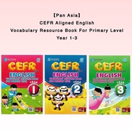 CLEARANCE【Pan Asia】CEFR Aligned English Vocabulary Resource Book For Primary Level Year 1 2 3 4 (202