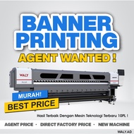 Banner Bunting Custom Printing Harga Direct Kilang
