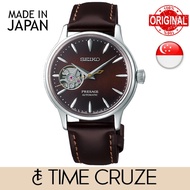 [Time Cruze] Seiko SSA783J Presage Automatic Midnight Cocktail Japan Made Leather Brown Dial Women Watch  SSA783J1