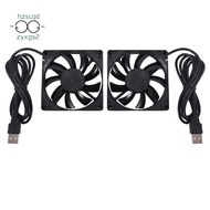 80mm 5V USB Fan 80mm 8cm 8015 Brushless DC Cooling Fan PC Computer Router Case Fan Cooler 2Pcs