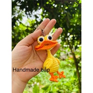 TRI Inanimate duck keychain, cute wine duck keychain