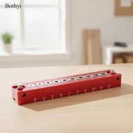 Bothyi Drill Guide with Metal Bushings Anodized Carpentry Drill Guide 9 Hole