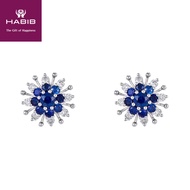 HABIB Fireworks Blue Sapphire Diamond Earring