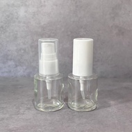 20ml Serum Bottle 20ml Clear Glass Pump Bottle/ 20ml RF Glass Bottle Clear Pump Essence /