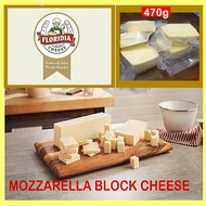 HALAL FLORIDIA MOZZARELLA BLOCK CHEESE 470g.