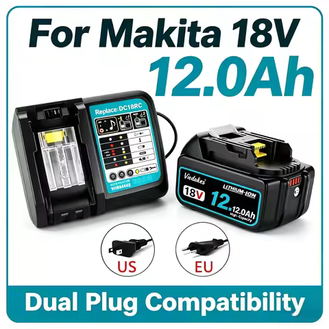 ✈️For Makita 18V 12.0Ah Battery Suit for BL1850B BL1860B Applicable to DHR242 Engineering Rotary Ham