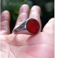Original Yemeni ahmer agate ring