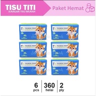 Titi Tissue 360 Sheets (6 packs)