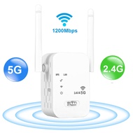 5G WiFi Repeater Wifi Amplifier Signal Wifi Extender Network Wi fi Booster 1200Mbps 5 Ghz Long Range Wireless Wi-fi Repeater