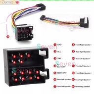The car host wiring harness adapter is suitable for 2 Din Car Android Player ISO VW plug and play sockets