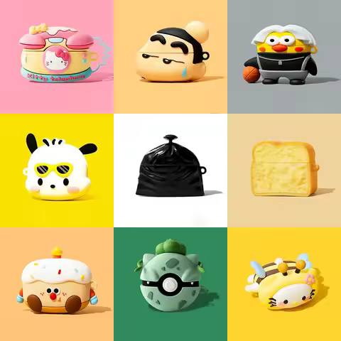 3D Headphone Case For VIVO IQOO TWS Air 3 Protective Case For VIVO IQOO TWS Air 3 Pro or A4 Cute Cre