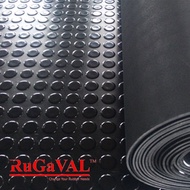 Round Stud Rubber Mat I Size:3mm(Thk)x950mm(W)x3.4 meter (L) I Airport Mat I Rubber Floor Mat I READ