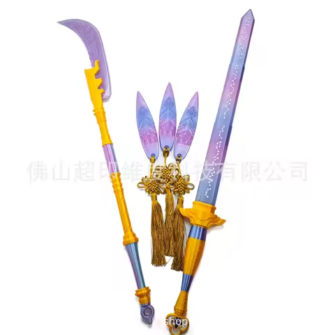 3PCS Hunters Knife For Mira Cartoon Roleplay Cosplay Swords Props For Rumi Enhanced Version Carnival