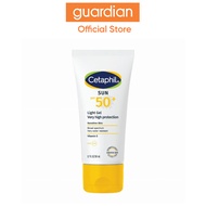 Cetaphil Sun SPF 50+ Light Gel 50ml [For Sensitive Skin, Face & Body]