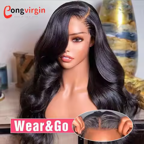 Wear And Go 5X5 9X6 Body Wave Glueless Wig Human Hair Ready To Wear 360 13x6 Brazilian Hd Lace Front