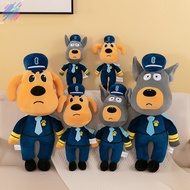 Labrador Sheriff Plush Toy - Doberman Long Doll for Kids Gift