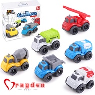 Toddler Car Toys for 1-2 Year Old Kids Small Friction Construction Truck Set Mini Push Go Rescue Veh