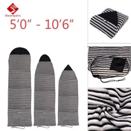 [Sharprepublic] Stretch Surfboard Sock Cover, 5.0ft-10.6ft Light Board Bags Travel Carry Case for yo