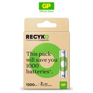 GP ReCyko NiMH 2x AA 1300 mAh Rechargeable Battery