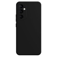 韓國熱賣 - 仿液態硅膠魔方直邊手機殼 適用於三星 Galaxy S24 5G （黑色）