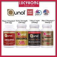 Qunol Mega CoQ10 Ubiquinol / Extra Strength / Ultra CoQ10/Plus Ubiquinol Coq10+Omega-3 Superior Abso