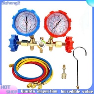 R410A 3 Way AC Diagnostic Manifold Gauge Set Parts Accessories Fit for Freon Charging Fits R-404A R-