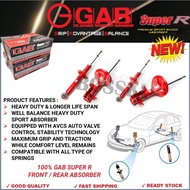 GAB SUPER R FRONT/REAR ABSORBER - TOYOTA WISH 2.0 ANE10 ANE11 (2003-2008)/WISH 2.0 ZGE20 (2009-2017)