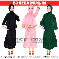 boneka anak perempuan cewek fashion muslim syari gamis muslimah hijab