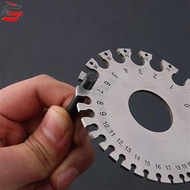 PINOU Wire Gauge Diameter Wire Stainless Steel Anti-rust 0.3125"-0.007" Scale Plate Ruler
