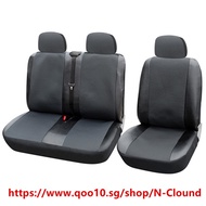 1+2 Seat Covers Car Seat Cover for Transporter/Van, Universal Fit with Artificial Leather,Truck Inte